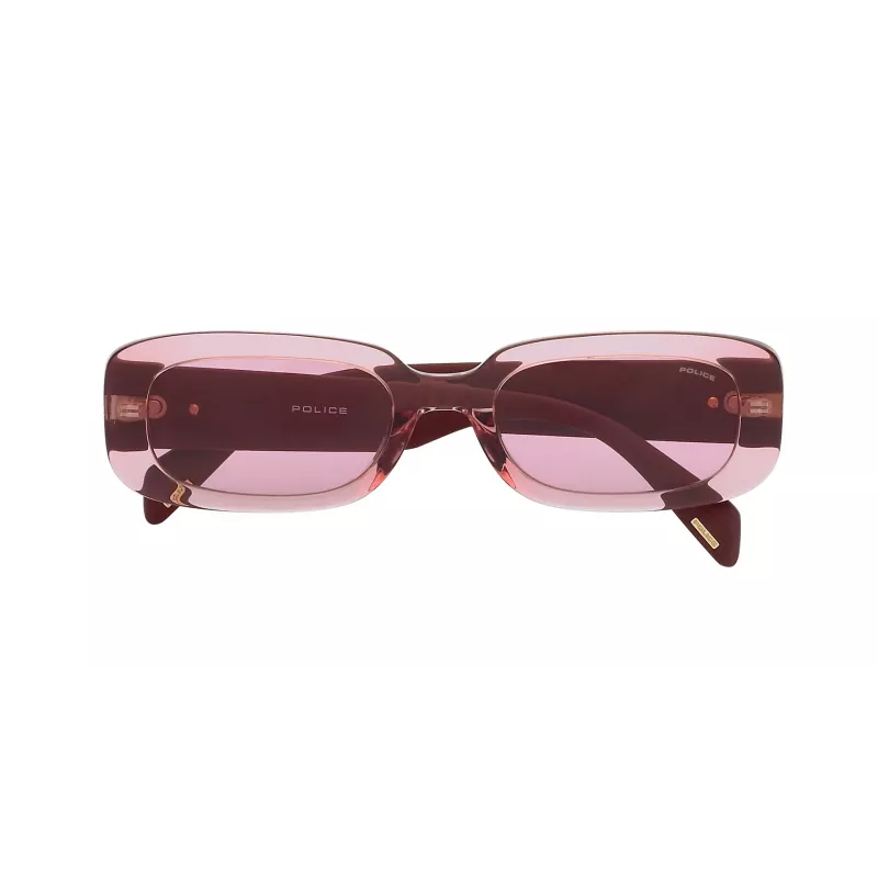 POLICE moteriški akiniai nuo saulės SPLA17530776 Havana acetatas rudi lęšiai 53mm