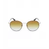 POLICE Women SPLD94-53301G Rectangular Havana Acetate Sunglasses with Brown Polycarbonate Lenses UV400