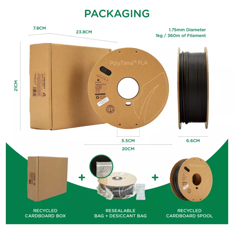 POLMASK PLA 1,75mm Wood Brown 1kg