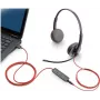 Poly Blackwire C3220 USB-C ausinės - 3200 serija - Antausinės - Laidinės - USB-C - Triukšmą izoliuojančios - Juodos (209749-104)
