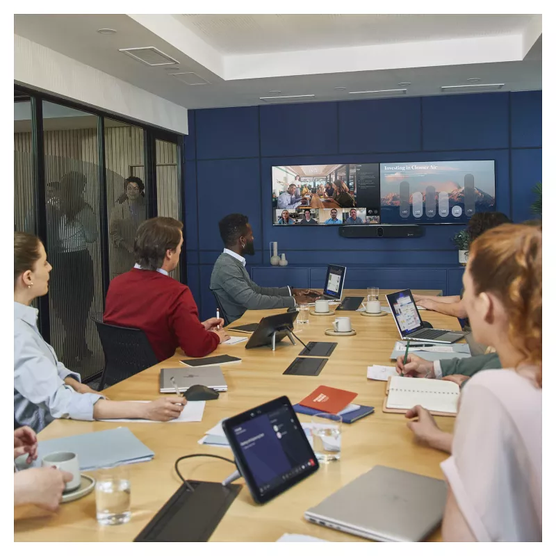 Poly Studio X72 All-in-One 4K UHD vaizdo konferencijų juosta - be maitinimo laido