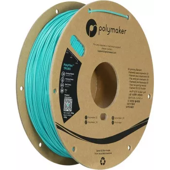 Polymaker PolyFlex TPU90 lankstus TPU filamentas 1,75 mm 750 g mėlynai žalias PD02005