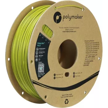 Polymaker PolyLite PLA 3D spausdintuvo kaitinamoji medžiaga 1,75mm alyvuogių žalios spalvos 1kg (PA02058)
