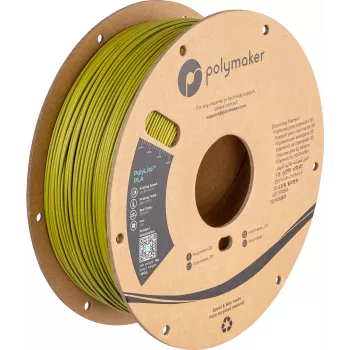 Polymaker PolyLite PLA 3D spausdintuvo kaitinamoji medžiaga 1,75mm alyvuogių žalios spalvos 1kg (PA02058)