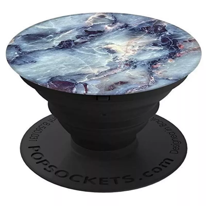 PopSockets Blue Marble Swappable PopGrip Phone Grip & Stand