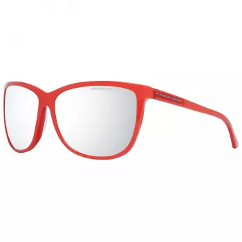 PORSCHE DESIGN Moteriški akiniai nuo saulės P8590-61E Pilot nerūdijantis plienas šratinis pilkas gradientas 61/14/135 mm