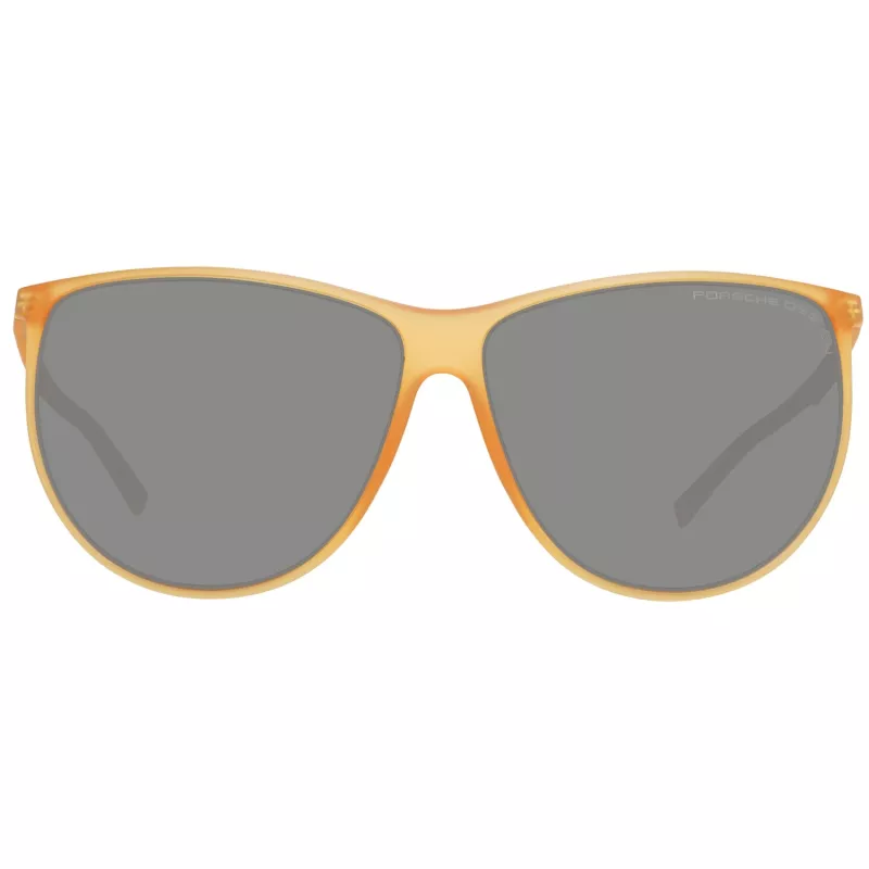 PORSCHE DESIGN Moteriški akiniai nuo saulės P8601-61C Titano rėmelis Pilki gradientiniai lęšiai 61/12/135 mm