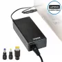 Port Connect 65W nešiojamojo kompiuterio AC adapteris, skirtas Lenovo - Slim Tip, juodas
