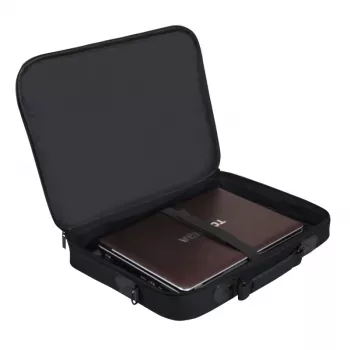 Port Designs Clamshell 14/15.6 colio nešiojamojo kompiuterio dėklas - juoda