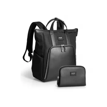 PORT DESIGNS Muse Signature nešiojamojo kompiuterio kuprinė 16 colių nešiojamiesiems, juoda, 20 l, perdirbtas poliesteris