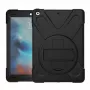 Port Designs Pro Shock 360 tvirtas apsauginis ir besisukantis dėklas, skirtas Samsung Galaxy Tab A9+ - juoda