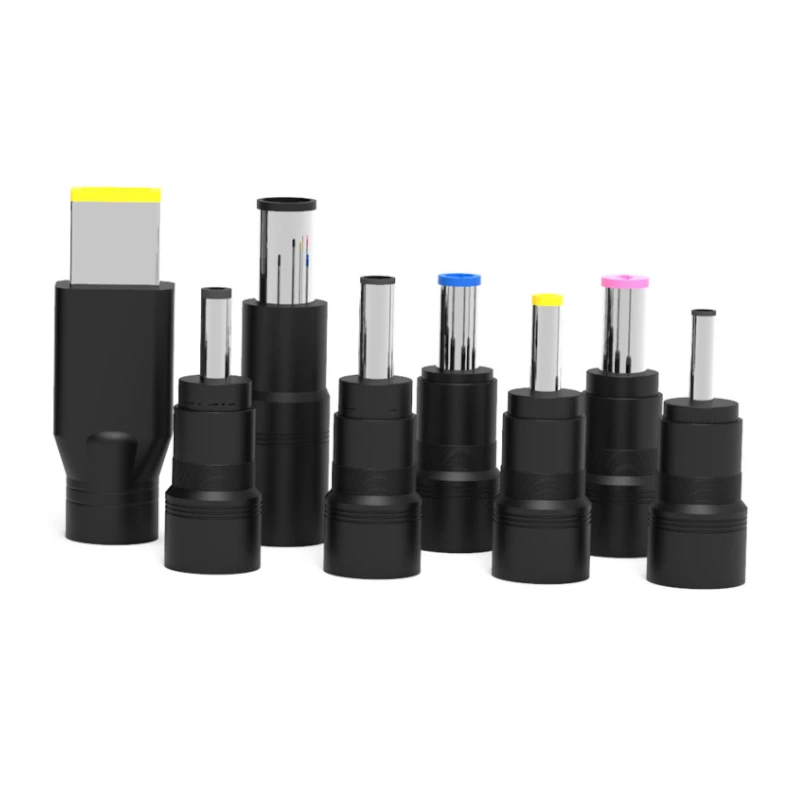 PORT Universal nešiojamojo kompiuterio maitinimo adapteris 65W su 8 antgaliais - juoda