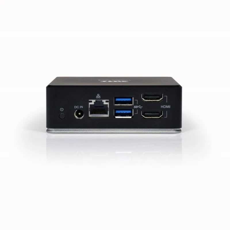 PORT USB-C 11-in-1 Multiport Hub Dockinė stotis - 2x HDMI 4K, 3x USB-A, USB-C PD 100W, RJ45 Gigabit Ethernet, garso lizdas - juoda