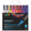 POSCA PC-5M apvalaus antgalio markerių rinkinys, įvairių spalvų, 16 vienetų