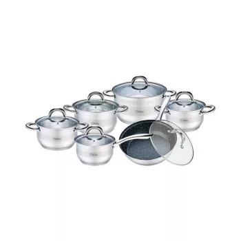 Puodų rinkinys 12vnt SALERNO BR-4004