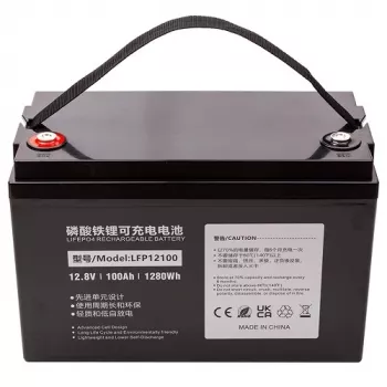 POWER PLANT LiFePO4 akumuliatorius 12.8V 100Ah – 1280Wh giliojo ciklo su įmontuota BMS