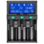 POWER PLANT, LLC AA620173 Smart 4-Channel Universal Battery Charger, skirtas Li-ion, LiFePO4, NiMH, NiCd