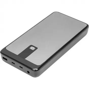 POWER PLANT, LLC External Battery 25200mAh, PD60W, QC3.0, 2x USB-C, USB-A, 10 Adapters