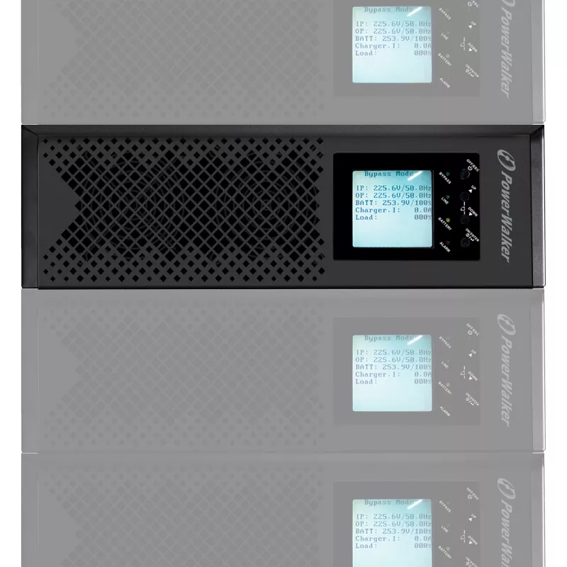 POWER WALKER VFI 10K CPH 3/1 ON-LINE 10KVA UPS Rackmount 3U Terminal USB-B RS-232 LCD EPO