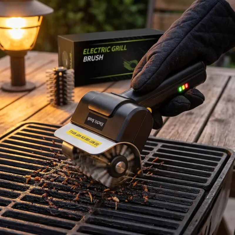 Powerlink by Extralink CleanGrill 360 elektrinis grilio valymo šepetys USB-C