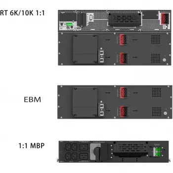 PowerWalker On-Line 10000VA Rack UPS ICR IoT - 10kW dviguba konversija, 3U, keičiamos baterijos