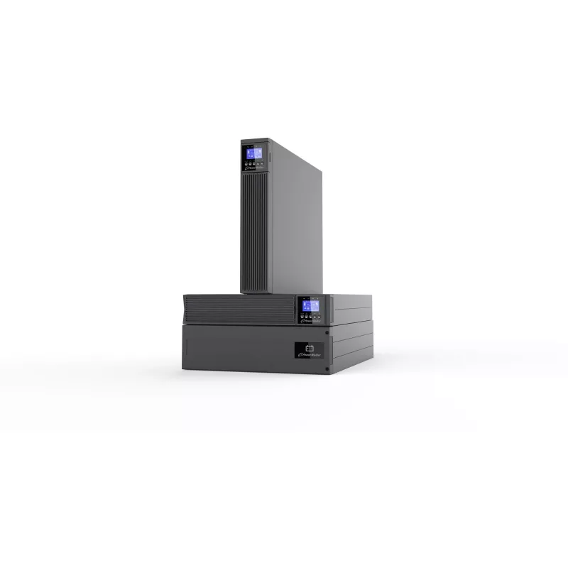 PowerWalker On-Line 10000VA Rack UPS ICR IoT - 10kW dviguba konversija, 3U, keičiamos baterijos
