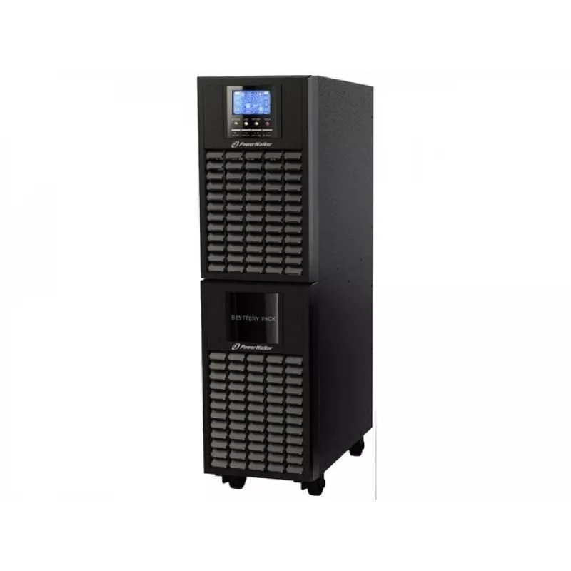 PowerWalker On-Line 10000VA UPS CG - bokštinis dvigubos konversijos UPS, 10kVA/10kW, išorinės baterijos, laidinis prijungimas