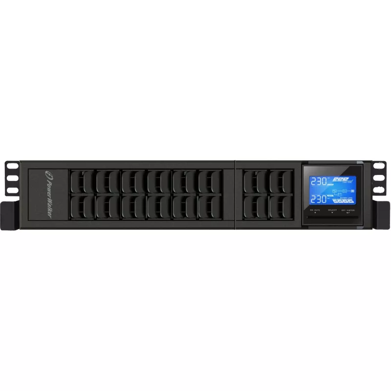 PowerWalker VFI 2000 CRS Nepertraukiamo maitinimo šaltinis (UPS) Dvigubos konversijos (Online), 2 kVA / 1600 W, 4 AC lizdai, Tower
