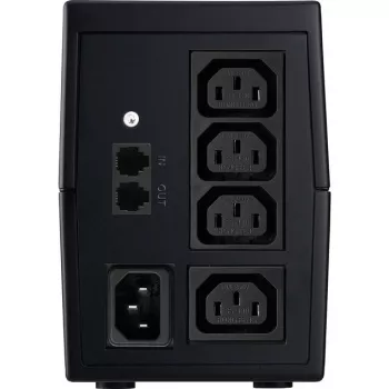 PowerWalker VI 650 SHL IEC linijinės sąveikos UPS – 650 VA / 360 W, bokštinis, 2x IEC C13