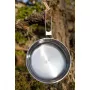 Primus Cookset Campfire Pot Set L - 2 dalių nerūdijančio plieno stovyklavimo indai su kiaurasamčio dangčiu, 4,8 L bendra talpa