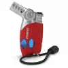 Primus PowerLighter III Spark Piezo virtuvinis žiebtuvėlis – raudonas, daugkartinio naudojimo dujinis, atsparus vėjui, reguliuojama liepsna, lauko ir stovyklavimo
