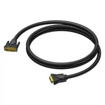 PROCAB CLV140/3 DVI-D Dual Link kabelis 3m - 2560x1600 @60Hz, auksu padengtas, dvigubai ekranuotas
