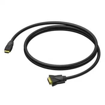 PROCAB CLV160/3 HDMI į DVI-D Single Link kabelis 3m juodas