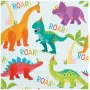 Procos Dino Party 2 sluoksnių popierinės servetėlės 33x33 cm, 20 vnt., įvairiaspalvės 97976