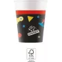 Procos Gaming vakarėlio popierinės stiklinės 200 ml, 8 vnt. (93771)