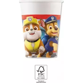 Procos Paw Patrol popierinės stiklinės 200ml 8 vnt. (95598)