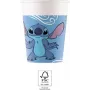 Procos Stitch & Angel popierinės stiklinės 200ml, 8 vnt. | Disney Lilo & Stitch vakarėlio stiklinės 96795