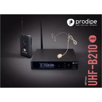 Prodipe B210SOLO DSP UHF belaidė ausinių mikrofono sistema (F5, 863-865 MHz)
