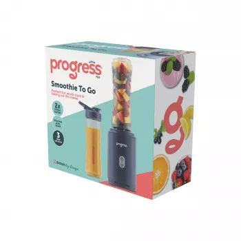 Progress EK6693PVDE Smoothie To Go asmeninis blenderis 300 W juodas/nerūdijantis plienas