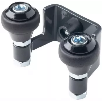 PSG 60.022.7016 Viršutinis vartų kreiptuvas stumdomiems vartams, 42 mm ritinėliai, antracito pilka RAL7016