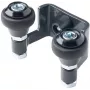PSG 60.022.7016 Viršutinis vartų kreiptuvas stumdomiems vartams, 42 mm ritinėliai, antracito pilka RAL7016