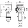 PSG 61.001.01 privirinamas vyris M16 sriegis cinkuota akis