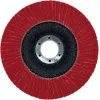 PSG Star Flex T29 SG INOX keraminis žiedinis šlifavimo diskas 125 mm, 22,23 mm anga, P60 grūdėtumas, kūginis 29 tipas, nerūdijančiam plienui