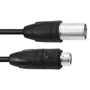 PSSO DMX kabelis IP65 3 kontaktų 15 m juodas 30227841