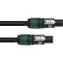 PSSO Garsiakalbio kabelis Speakon 4x2,5 mm² 0,5 m juodas 30227928