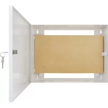 Pulsar AWO654 universali metalinė dėžutė, balta, 300x300x100 mm, IP20, rakinama