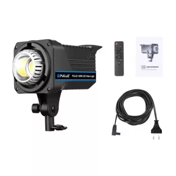 Puluz 120 W LED studijų šviesa su spalvinės temperatūros valdymu ir nuotolinio valdymo pulteliu