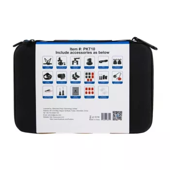 PULUZ 45-in-1 pilnas priedų rinkinys PKT10