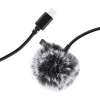 PULUZ Jack Tie Microphone su segtuku PU425 1,5m USB-C