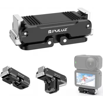 PULUZ Magnetic Metal Holder for DJI Osmo Pocket 2 (Black)